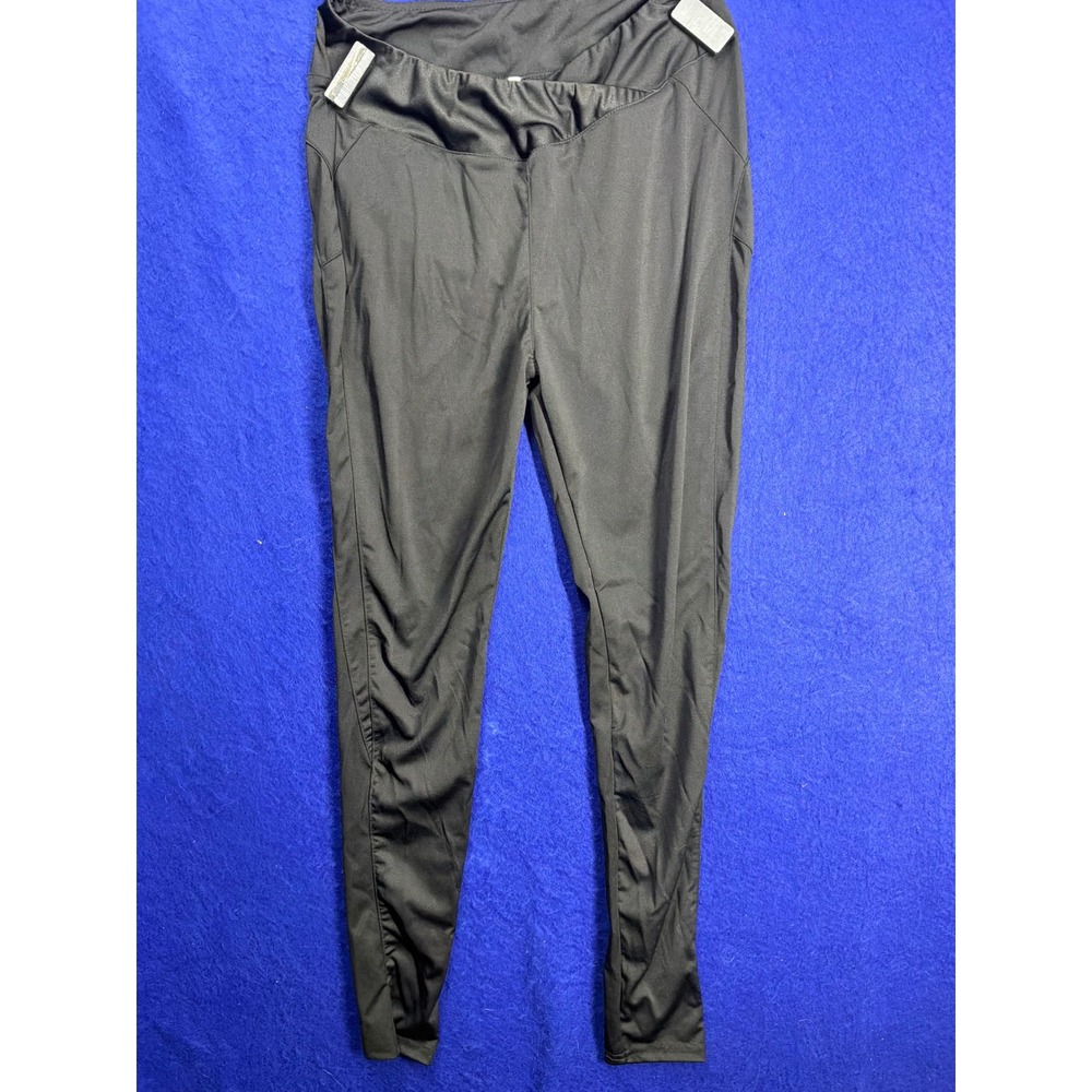 Athleisure Womens Unbranded B Logo Scrunch Butt Leggings M Black